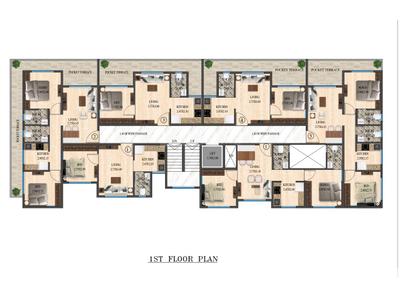 Project Image of 294.29 - 472.97 Sq.ft 1 BHK Apartment for buy in Fia Enclave