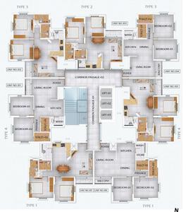Project Image of 693.0 - 773.0 Sq.ft 2 BHK Apartment for buy in Pratham Riviera