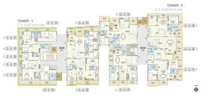 Project Image of 367.0 - 3330.0 Sq.ft 1 BHK Apartment for buy in Manyam Skypark
