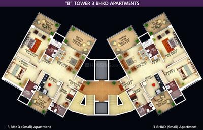 Project Image of 1900 Sq.ft 3 BHK Apartment / Flat for sale in Undri for Rs. 12500000