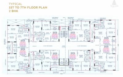 Project Image of 539.92 - 608.38 Sq.ft 2 BHK Apartment for buy in Gajanand Seven Height