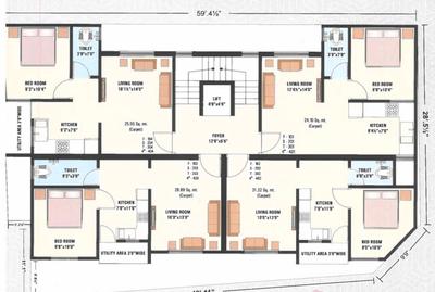 Project Image of 259.0 - 337.0 Sq.ft 1 BHK Apartment for buy in S One Residency