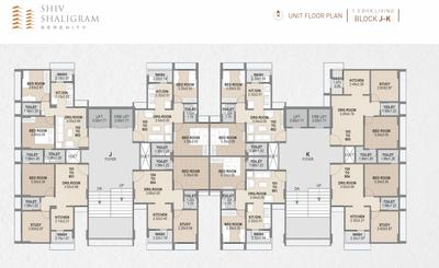 Project Image of 756.0 - 1233.0 Sq.ft 1 BHK Apartment for buy in Shantanu Shiv Shaligram Serenity