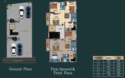 Project Image of 1004.0 - 1075.0 Sq.ft 2 BHK Apartment for buy in MP Green Bay