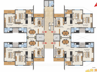Project Image of 970.0 - 3524.0 Sq.ft 1 BHK Apartment for buy in Nagpur Integrated First City Project