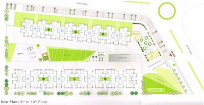 Project Image of 596.0 - 1376.0 Sq.ft 2 BHK Apartment for buy in Gala Marigold