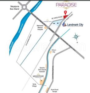 Project Image of 37.0 - 64.0 Sq.ft 1 BHK Apartment for buy in Resonant Landmark Paradise Phase 2