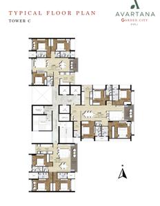 Project Image of 1633.0 - 3143.0 Sq.ft 3 BHK Apartment for buy in Avartana Garden City