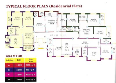 Project Image of 800.0 - 1300.0 Sq.ft 2 BHK Apartment for buy in Sree Dwarika Apartment