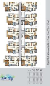 Project Image of 1495 Sq.ft 3 BHK Apartment / Flat for sale in Hafeezpet for Rs. 14000000
