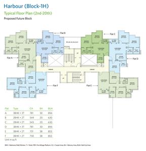 Project Image of 541.0 - 1455.0 Sq.ft 2 BHK Apartment for buy in Siddha Eden Lakeville
