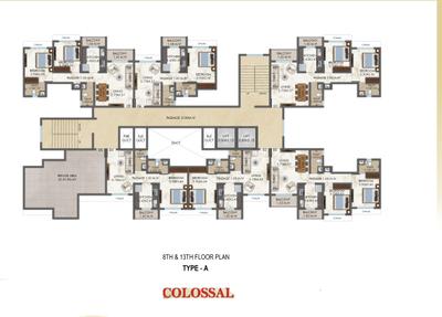 Project Image of 462.09 - 651.0 Sq.ft 1 BHK Apartment for buy in Parwati Colossal