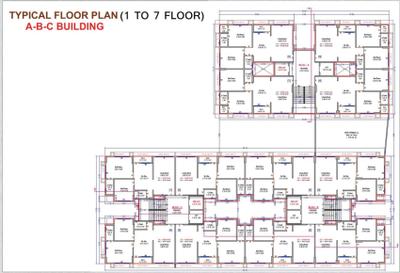 Project Image of 569.63 - 583.19 Sq.ft 2 BHK Apartment for buy in S M Raj Heritage Phase II