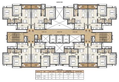 Project Image of 0.0 - 592.02 Sq.ft 2 BHK Apartment for buy in R P Boston A B C