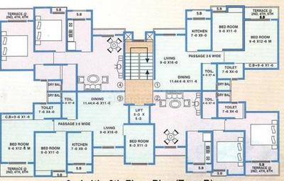 Project Image of 650.0 - 1287.0 Sq.ft 1 BHK Apartment for buy in Reliance Residency