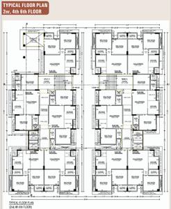 Project Image of 522.48 - 549.82 Sq.ft 2 BHK Apartment for buy in Shreeji Aaditya