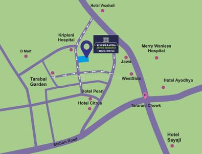 Project Image of 629.15 - 753.37 Sq.ft 2 BHK Apartment for buy in Vishwakarma Arvind