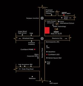 Project Image of 766.93 - 965.63 Sq.ft 2 BHK Apartment for buy in Confident Mayfair