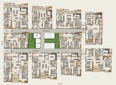 Project Image of 706.0 - 1338.0 Sq.ft 2 BHK Apartment for buy in Shiv MAR Residency