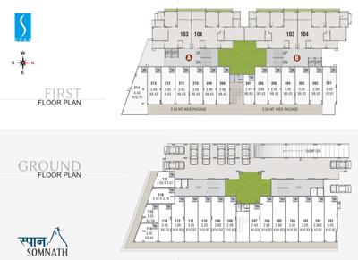 Project Image of 636.15 - 956.27 Sq.ft 2 BHK Apartment for buy in Span Somnath
