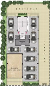 Dev Parameswaram Co Operative Housing Society Parameswaram CHS Cluster Plan For Ground Floor 1