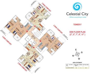 Project Image of 517.96 - 1310.0 Sq.ft 2 BHK Apartment for buy in Pharande Celestial City