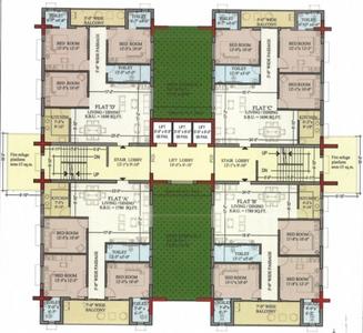 Project Image of 1690.0 - 1780.0 Sq.ft 3 BHK Apartment for buy in S M Gulmohar Heights