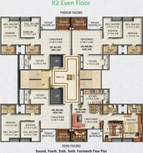 Project Image of 1032 Sq.ft 2 BHK Apartment / Flat for sale in Fursungi for Rs. 8600000