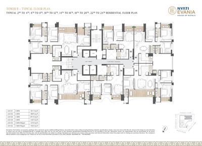 Project Image of 781.89 - 1611.03 Sq.ft 2 BHK Apartment for buy in Nyati Evania