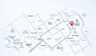 Project Image of 1895.0 - 3292.0 Sq.ft 3 BHK Apartment for buy in Divyansh Green Heights