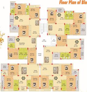 Project Image of 1380.0 - 1511.0 Sq.ft 3 BHK Apartment for buy in Triveni Grand