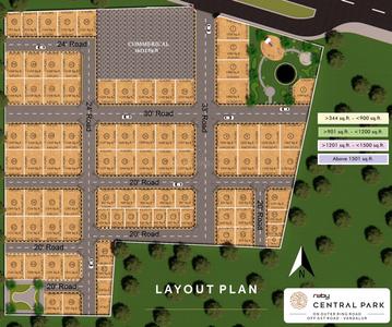 Project Image of 344.0 - 1900.0 Sq.ft Residential Plot Plot for buy in Ruby Central Park