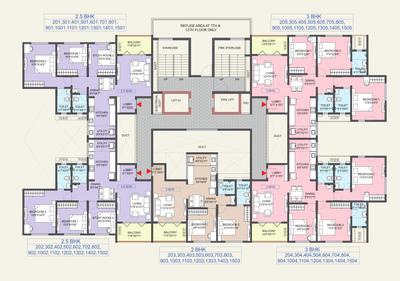 Project Image of 758.75 - 1097.6 Sq.ft 2 BHK Apartment for buy in Mittal Sun Emerald