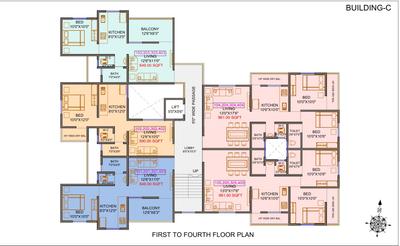Project Image of 342.72 - 503.21 Sq.ft 1 BHK Apartment for buy in OM Purandhar Gold