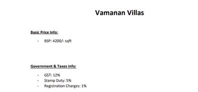 Project Image of 1200.0 - 1477.0 Sq.ft 3 BHK Villa for buy in Vamanan Villas