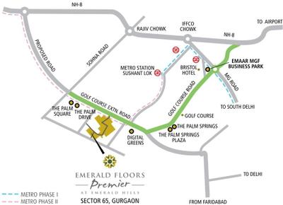 Project Image of 1650.0 - 1975.0 Sq.ft 3 BHK Apartment for buy in Emaar Emerald Floors Premier Phase 3