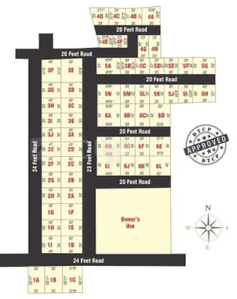 Project Image of 900.0 - 2400.0 Sq.ft Residential Plot Plot for buy in RV Garden