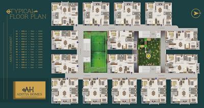 Project Image of 1224.0 - 1636.0 Sq.ft 2 BHK Apartment for buy in Aditya Homes