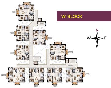 Project Image of 1710.0 - 2320.0 Sq.ft 3 BHK Apartment for buy in Sri Sindhu Fortune Heights