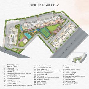 Project Image of 966.71 - 1424.62 Sq.ft 2 BHK Apartment for buy in Kalpataru Blossoms Tower 2