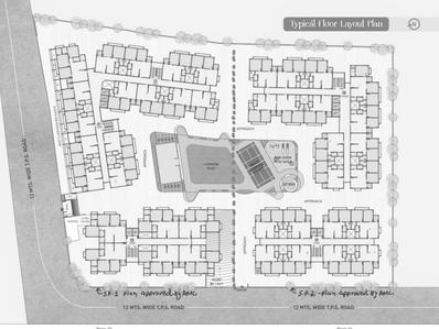 Project Image of 560.26 - 757.35 Sq.ft 2 BHK Apartment for buy in Omnium Royal View Tower A To D