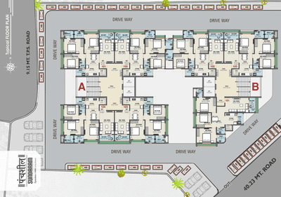 Project Image of 815.69 - 893.4 Sq.ft 3 BHK Apartment for buy in Panchshil Sundaram
