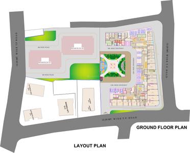 Project Image of 612.0 - 982.0 Sq.ft 2 BHK Apartment for buy in Pushpak Larkins 315 Fio A