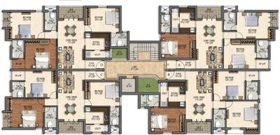 Project Image of 890.0 - 1493.0 Sq.ft 2 BHK Apartment for buy in Bluemoon Grandeur Phase 1