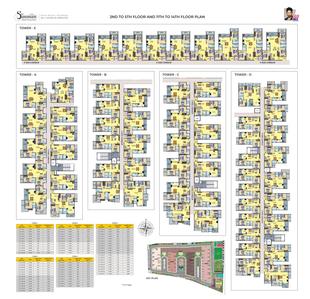 Project Image of 978.0 - 1859.0 Sq.ft 2 BHK Apartment for buy in DS Sky Sanman