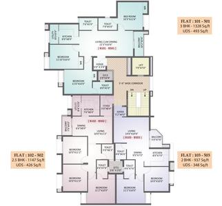 Project Image of 937.0 - 1342.0 Sq.ft 2 BHK Apartment for buy in Malles Adhika