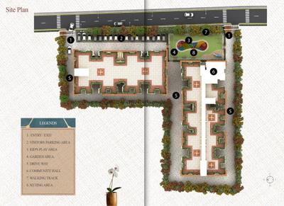 Project Image of 721.0 - 801.0 Sq.ft 3 BHK Apartment for buy in Bhikamji Marvella