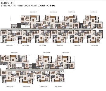 Project Image of 1057.0 - 2428.0 Sq.ft 2 BHK Apartment for buy in Casagrand Zodiac