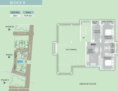Project Image of 850.0 - 1232.0 Sq.ft 2 BHK Apartment for buy in Saldanha Green Valley Phase 1