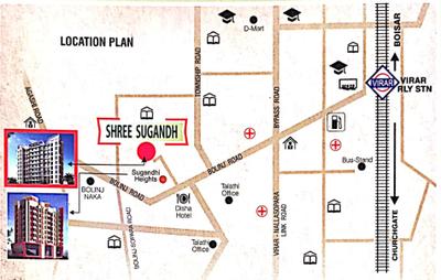 Project Image of 1185 Sq.ft 2 BHK Apartment / Flat for sale in Virar West for Rs. 6800000